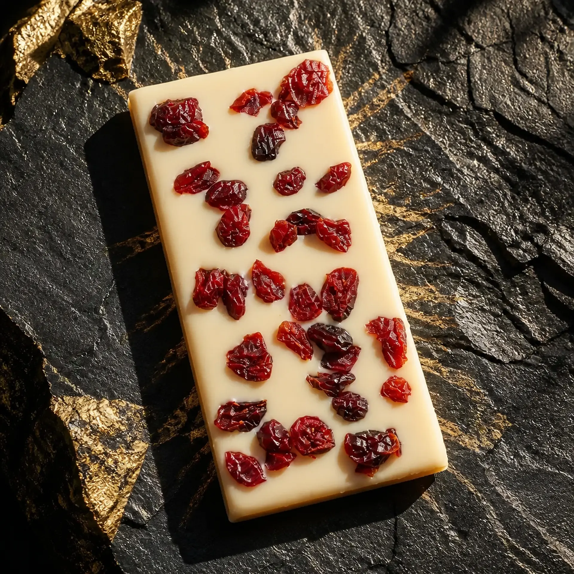Weisse Schoggi mit Cranberries