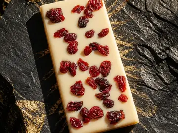 Weisse Schoggi mit Cranberries