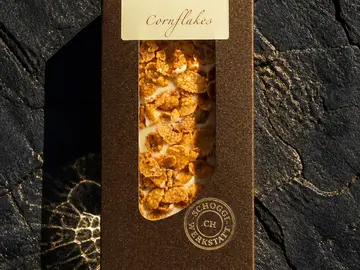 Weisse Schokolade mit Cornflakes