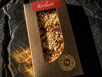 Zartbitterschokolade mit Krokant