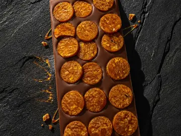 Zartbitterschokolade mit Nougat
